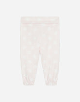 Interlock pants with DG logo print - | Dolce & Gabbana