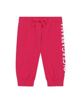 Jersey jogging pants with logo print - | Dolce & Gabbana
