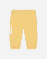 Jersey jogging pants with Dolce&Gabbana logo - | Dolce & Gabbana