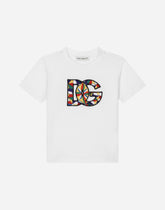 Short-sleeved T-shirt with Carretto-design DG patch - | Dolce & Gabbana