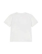 Jersey T-shirt with flower and DG logo print - | Dolce & Gabbana