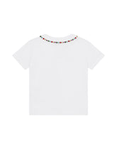 Jersey T-shirt with multi-colored studs - | Dolce & Gabbana