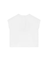 Jersey T-shirt with lace patch - | Dolce & Gabbana