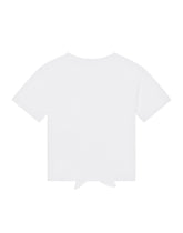 Jersey T-shirt with metal DG logo - | Dolce & Gabbana