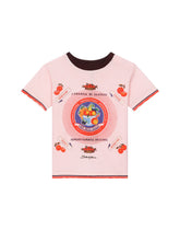 Orange-print jersey T-shirt - | Dolce & Gabbana