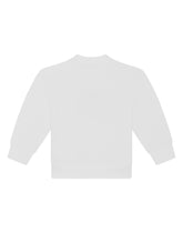 Jersey sweatshirt with multi-colored DG logo patch - | Dolce & Gabbana