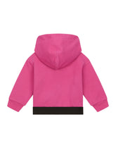 Jersey hoodie with branded elastic - | Dolce & Gabbana