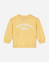 Jersey round-neck sweatshirt with Dolce&Gabbana logo - | Dolce & Gabbana
