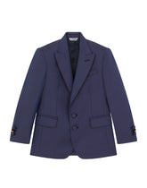 Single-breasted woolen jacket - | Dolce & Gabbana