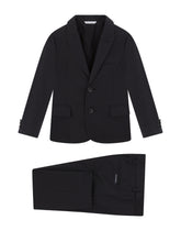 Single-breasted stretch fabric suit - | Dolce & Gabbana