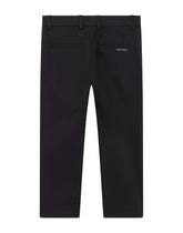 Single-breasted stretch fabric suit - | Dolce & Gabbana