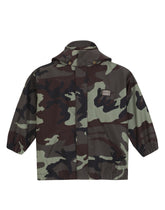 Hooded camouflage nylon jacket - | Dolce & Gabbana