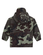 Hooded camouflage nylon jacket - | Dolce & Gabbana