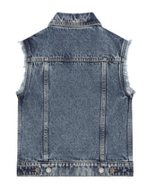Denim jacket with patch - | Dolce & Gabbana