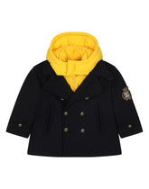 Baize pea coat with removable down jacket - | Dolce & Gabbana
