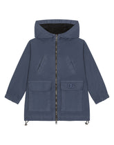 Garment-dyed nylon windbreaker - | Dolce & Gabbana