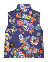 Wool duffel coat with detachable stickers-print gilet - | Dolce & Gabbana