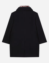 Single-breasted wool coat with detachable inner gilet - | Dolce & Gabbana