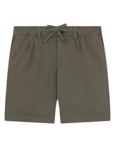 Gabardine shorts with drawstring - | Dolce & Gabbana
