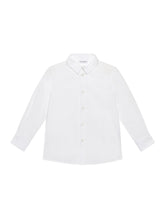 Stretch poplin shirt with covered placket - | Dolce & Gabbana