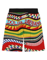 Carretto-print shorts - | Dolce & Gabbana