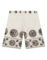 Coin-print drill shorts - | Dolce & Gabbana