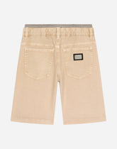 5-pocket gabardine shorts - | Dolce & Gabbana