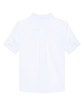 Poplin shirt with DG embellishment - | Dolce & Gabbana