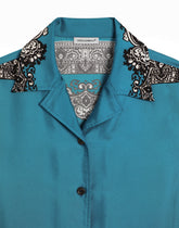 Twill shirt with bandanna print - | Dolce & Gabbana