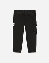 Garment-dyed cotton cargo pants - | Dolce & Gabbana