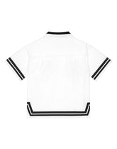 Poplin shirt with patch - | Dolce & Gabbana