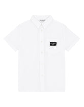 Cotton poplin shirt - | Dolce & Gabbana