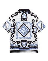 Marina-print poplin shirt - | Dolce & Gabbana