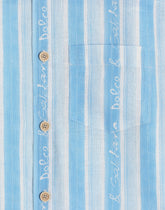 Fabric shirt with striped print - | Dolce & Gabbana