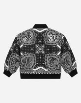 Bandanna-print nylon bomber jacket - | Dolce & Gabbana