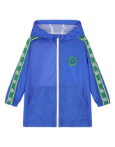Nylon jacket with DG logo band - | Dolce & Gabbana