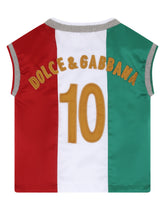 Satin T-shirt with Italy DG satin - | Dolce & Gabbana
