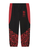 Leopard-print nylon pants - | Dolce & Gabbana