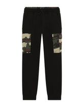 Camouflage jersey and nylon jogging pants - | Dolce & Gabbana