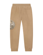 Cotton jogging pants with coin print - | Dolce & Gabbana