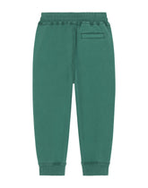 Jersey jogging pants with DG logo patch - | Dolce & Gabbana