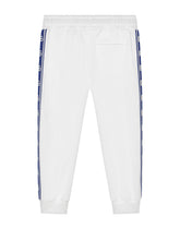 Jersey jogging pants with DG logo band - | Dolce & Gabbana