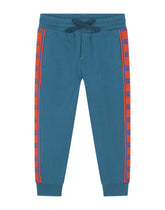 Jersey jogging pants with DG logo band - | Dolce & Gabbana