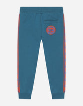Jersey jogging pants with DG logo band - | Dolce & Gabbana