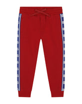 Jersey jogging pants with DG logo band - | Dolce & Gabbana