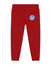 Jersey jogging pants with DG logo band - | Dolce & Gabbana