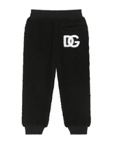 Teddy bear jogging pants with DG logo - | Dolce & Gabbana