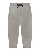 Jersey jogging pants with DG laurel detail - | Dolce & Gabbana