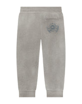 Jersey jogging pants with DG laurel detail - | Dolce & Gabbana