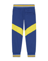 Jersey jogging pants with intarsia design and logo band - | Dolce & Gabbana